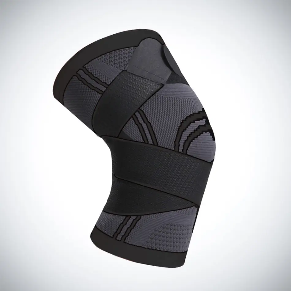Non Slip Compression Knee Brace With Adjustable Strap For Men Women Breathable Sleeve Running Squats Basketball Joint Support Meniscus Protection Workout Gear Fitness Essentials Activewear