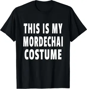 100% Cotton This Is My Mordechai Costume Purim Jewish Festival Jew T-Shirt