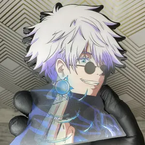 Jujutsu Kaisen 3D Lenticular Motion Car Sticker Decal Peeker - Satoru Gojo