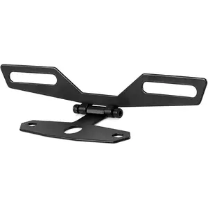 ANKIA Universal Adjustable Motorcycle Fold License Plate Tail Light Holder Motorbike License Plate Mount Holder Bracket for Suzuki Ducati Honda (Motorcycle License Plate Bracket)