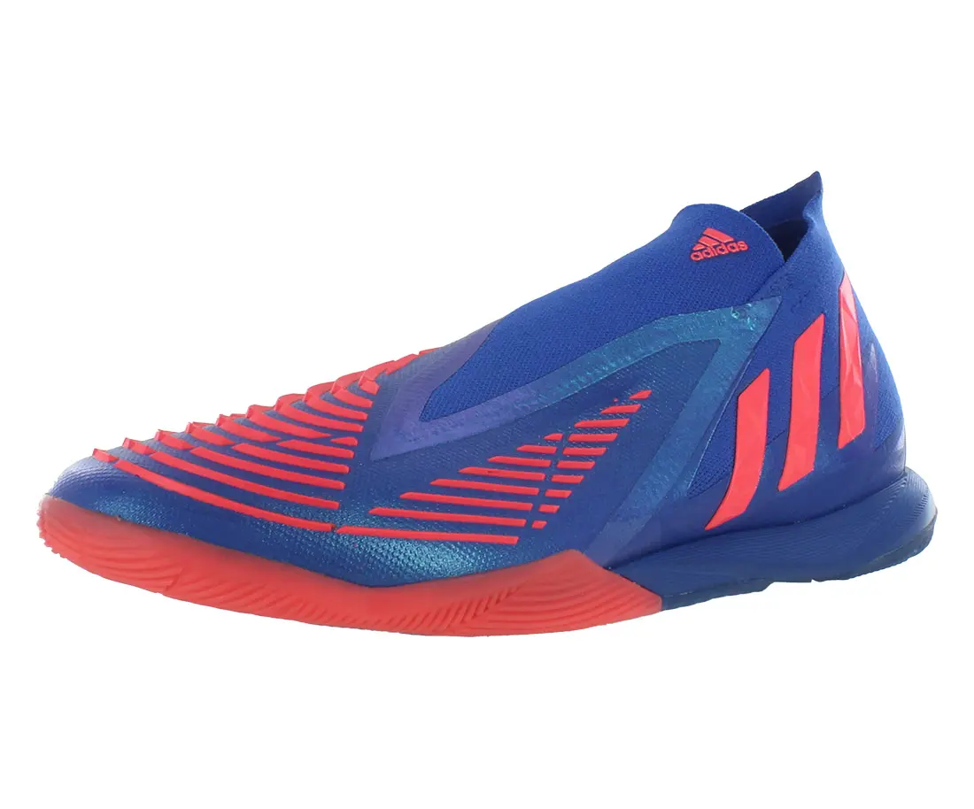 Adidas Predator Edge.1 Unisex Indoor Soccer Shoes with a Textured Synthetic Upper and Non-Marking Sole for Futsal, Indoor Play, Predator Look