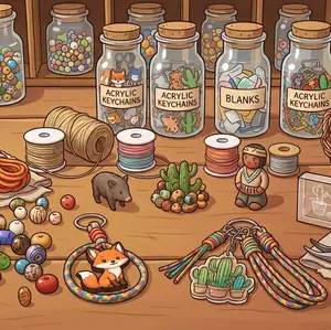 Live only - Miscellaneous Craft Items - Versatile Variety for Various Needs - Ideal for General Use - No Specific Details Provided