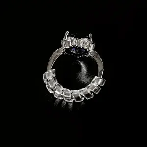 4pcs Invisible Ring Sizer Set - Comfort Fit & Scratch-Resistant, Size Adjusters for Loose Rings, Easy-to-Wear