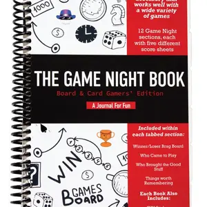 The Game Night Book - Track Scores and Memories for All Your Fun Game Nights