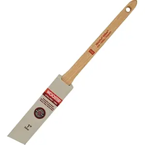 212 MAIN WOOSTER 4181 1 in. Ultra Pro Willow Firm Thin Angle Sash Brush, Thin Angle Tip Paint Brush for Home Improvement & Building Supplies