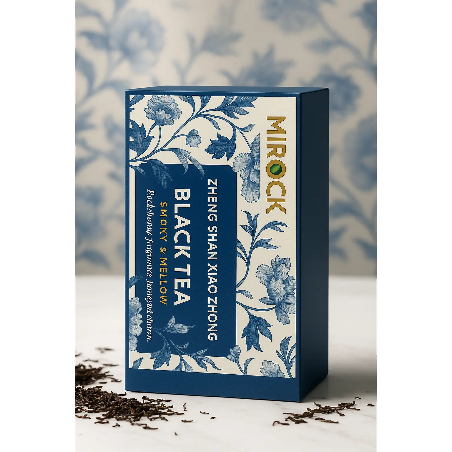 MIROCK | Blue & White Collection | Lapsang Souchong Black Tea | Small (2 Sachets)