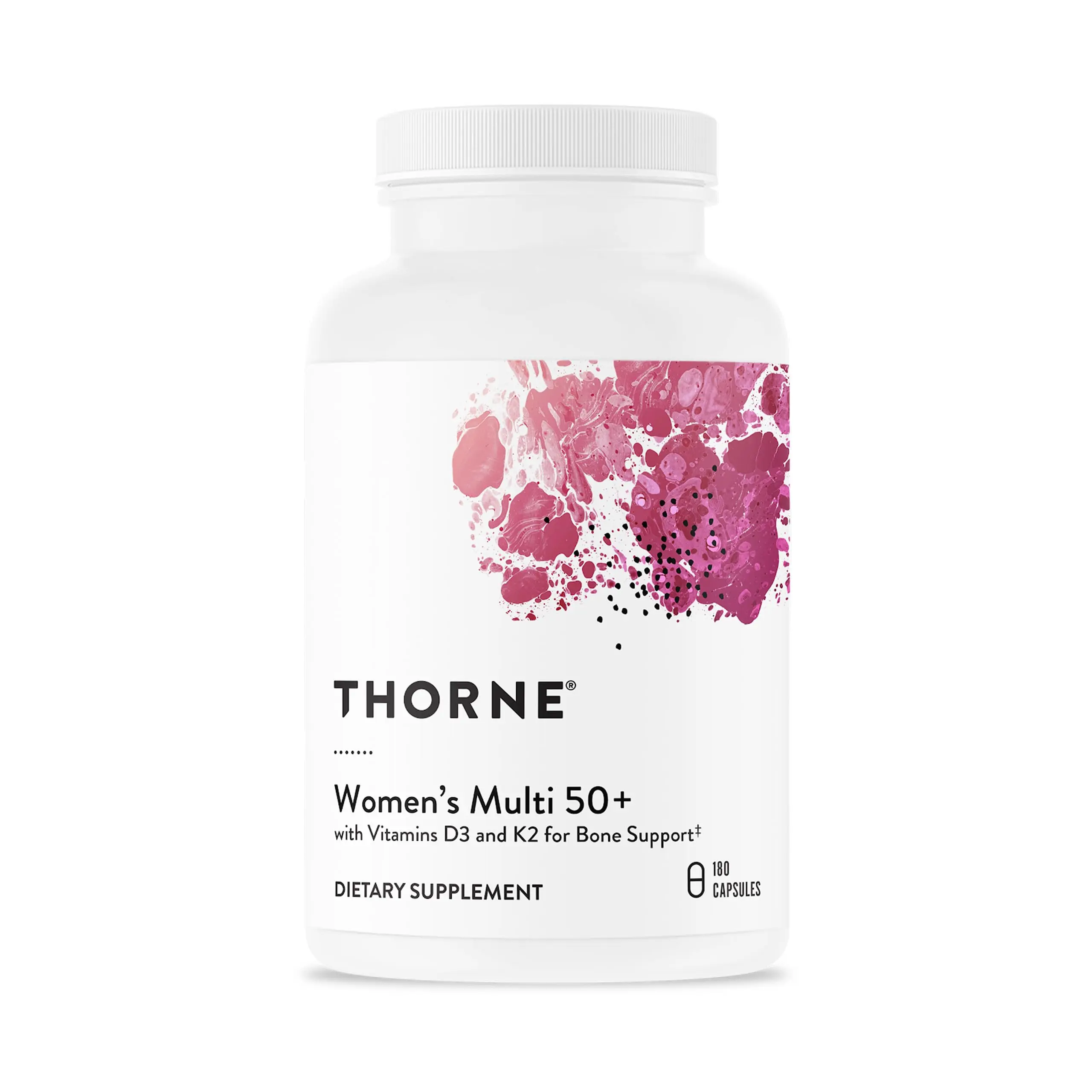 THORNE Women's Multi 50+, Comprehensive Daily Multi-Vitamin, 180 Capsules | Formulated for Perimenopausal & Postmenopausal Women, Supports Heart, Brain, Bone & Immune Health*, Third-Party Certified