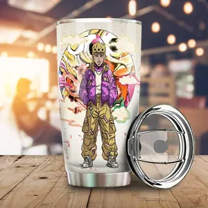 [Anime Cups - Sale Up To 35%] Giorno Giovanna Tumbler Cup, JoJo’s Bizarre Adventure Anime Cup, Golden Wind Character Design, Anime Car Accessory, Gift for Stylish Anime Fans