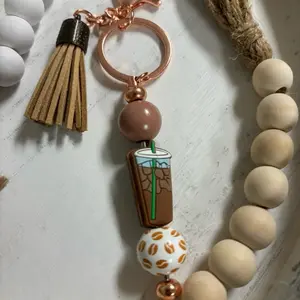 New coffee keychain "iced coffee"