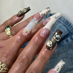 Yokinailz Cursive Nail Sticker Spanish Edition Water Slide Decal Premium Quality Decorative Sticker for Nails