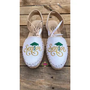 Senior 2026 - Gold and Green Leather Lace ups