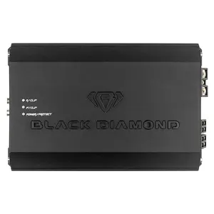 Black Diamond Class D 4-Channel Full Range Amplifier | 200W RMS X 4 at 4-Ohm