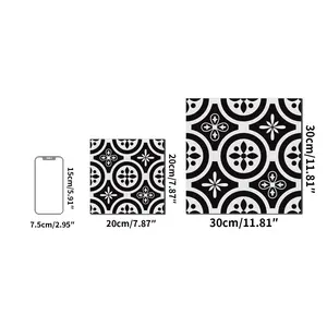 Vintage and Tile Stickers, Peel and Stick, Waterproof, Scratch Resistant, Removable, DIY Home Makeover, Wall Covering