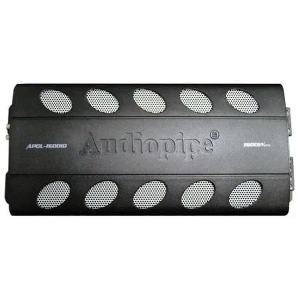 Audiopipe 1800W Monoblock Class D Wired Amplifier - 12.9 lbs, Durable, Overload Protection, Overheat Protection, Remote Woofer Volume Control, Remote Control, for Car Audio Installation