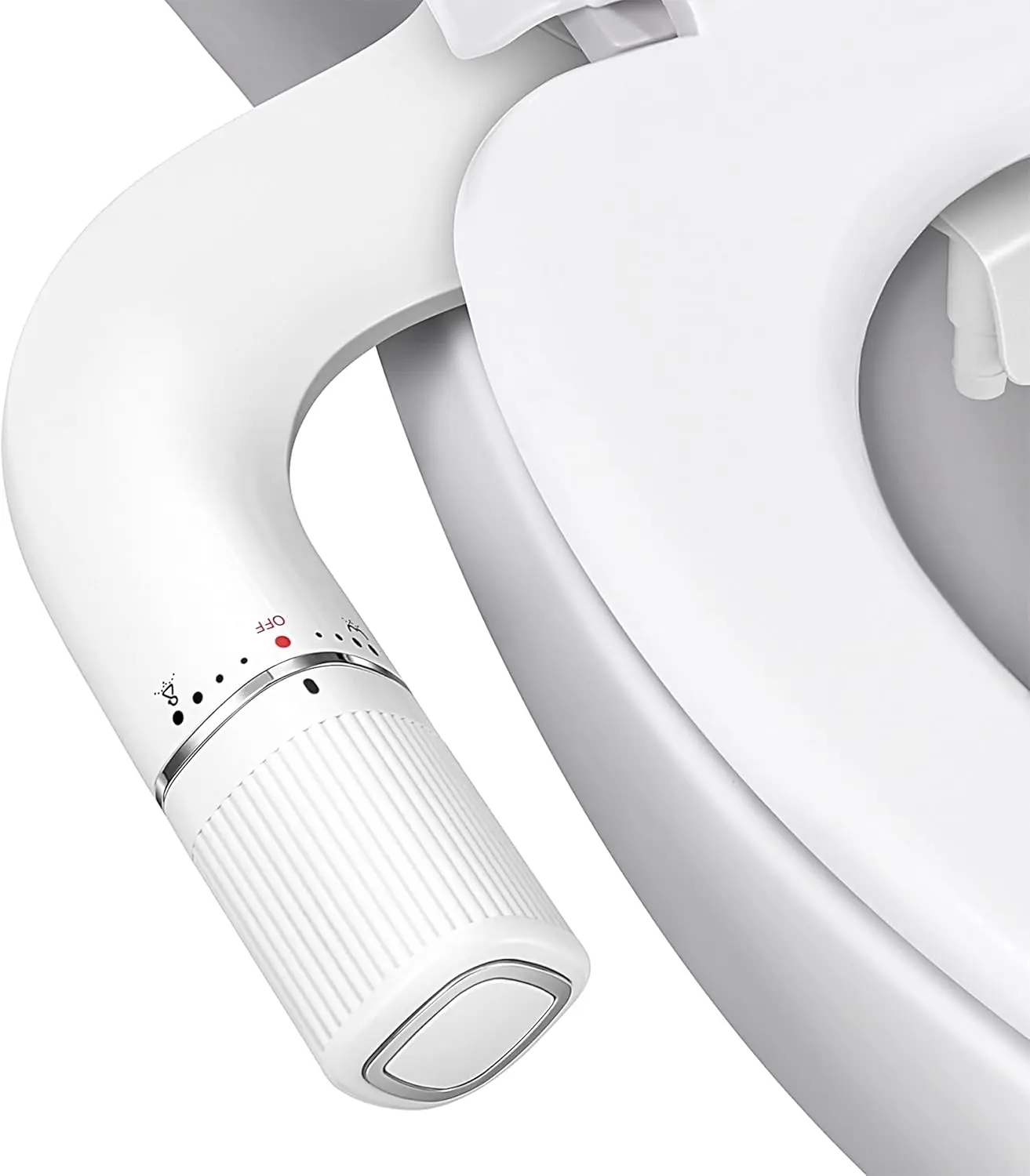 Ultra-Slim Bidet Attachment for Toilet - Dual Nozzle (Frontal & Rear Wash) with Adjustable Cold Water  and Stainless Steel Inlet - Hygienic Solution for Fresh Cleanliness