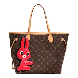 Pre-owned Louis Vuitton Canvas Tote Bags x Sun Yitian Monogram Neverfull MM Tote Bag(LV9790)