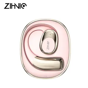 ZIHNIC S09 Open-Ear Earbuds, IPX5 Waterproof, 35 Hours Playtime, On-Ear Headphones, Immersive Audio, Charging Case Included