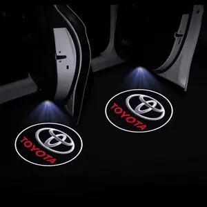 Wireless Car Door LED Welcome Lights Fit for Toyota Camry, Corolla, RAV4, Hilux, Vios and most Toyota models.