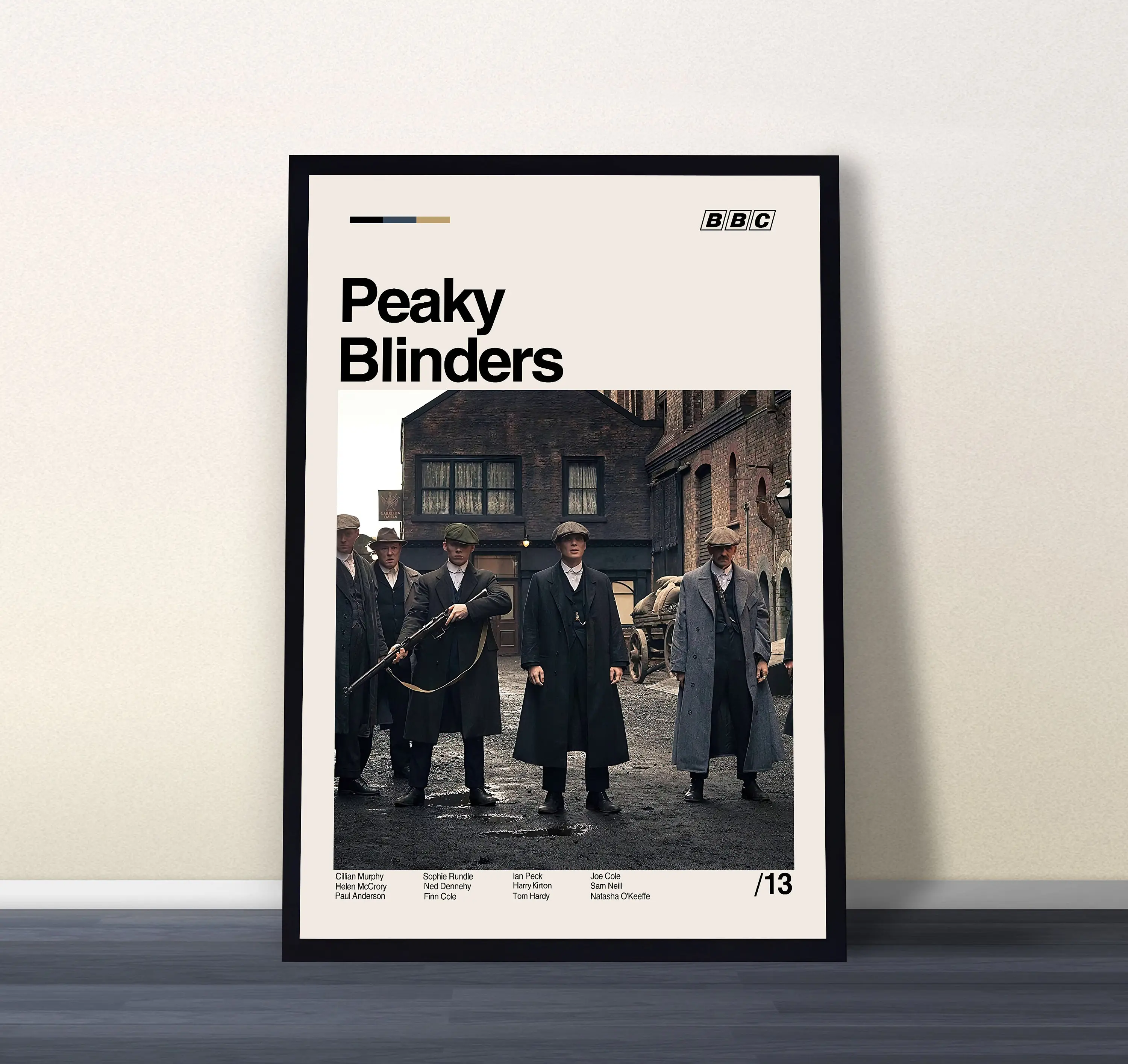 Peaky Blinders Movie Poster, Peaky Blinders Print, Thomas Shelby, Wall Art, Rolled Print, Stretched Option, Tv Series Gift 02