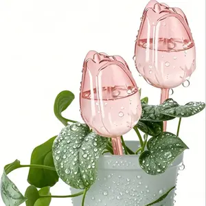 4 Piece Tulip Shape Bird Watering Balls, Automatic Plant Watering Solution for Indoor and Outdoor Plants, Durable User-Friendly Design, Automatic Garden Watering