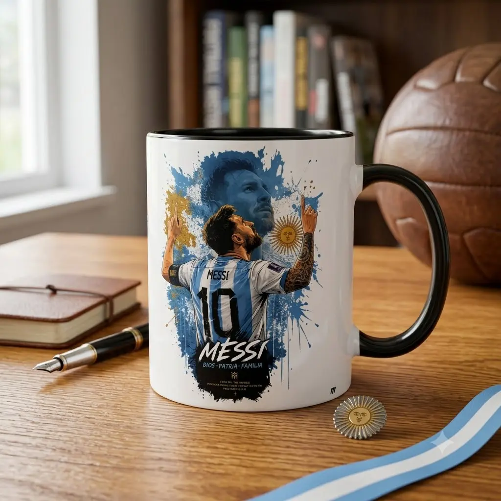 Lionel Messi Argentina Coffee Mug
