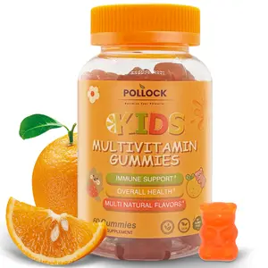 Kids Omega-3 & Multivitamin Gummies – 60 Count, Orange Flavors, Daily Vitamins for Immune Support & Bone Health, 2 Gummies per Serving