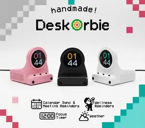 DeskOrbie - Smart Desk Productivity Clock with Pomodoro Timer, Calendar & Wellness Reminders
