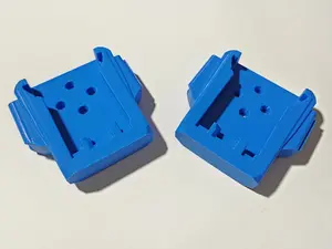 Kobalt 24V Compatible Locking Battery Storage hanger Blue PETG (Pair)