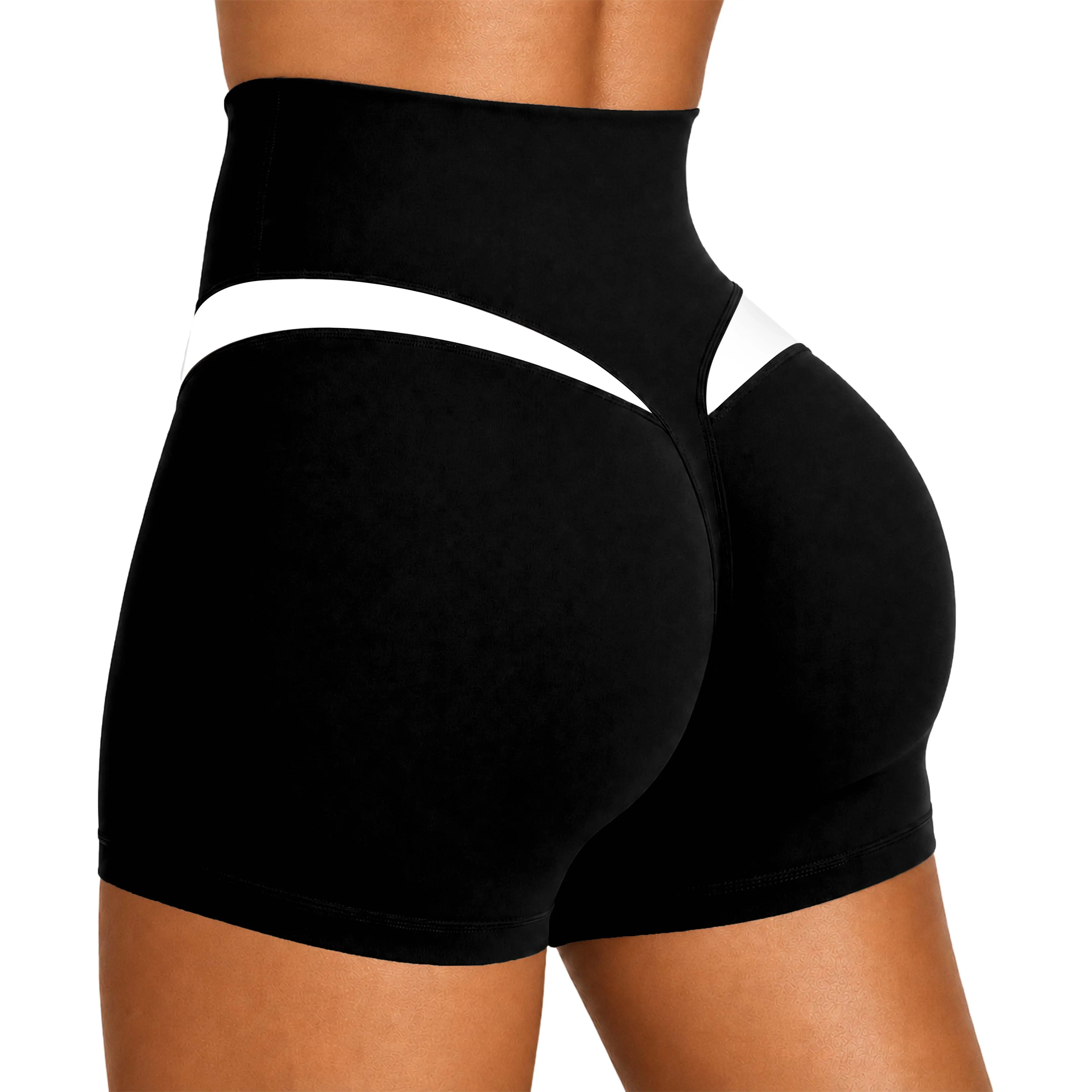 Sunzel Female High Rise Biker Shorts - 4" Inseam, Cinched Fitted, High Waisted, Tummy Control, Buttery Soft, Squat Proof, No Front Seam, Lightweight Compression Activewear for Summer Gym Training, Casual Athleisure, High Rise Shorts