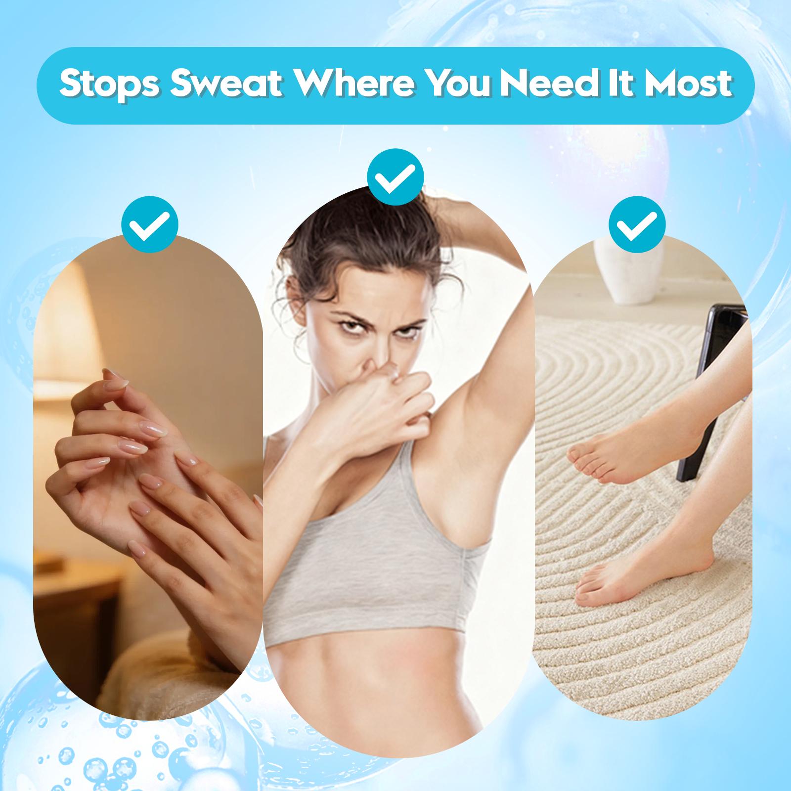 Clinical Strength Antiperspirant Spray - 25% Sweat Control & Odor Neutralizer for Underarms, Hands & Feet