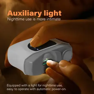 Electric Nail Clippers Nail Piercing Device Cutting And Grinding Integrated LED Lighting Lamp