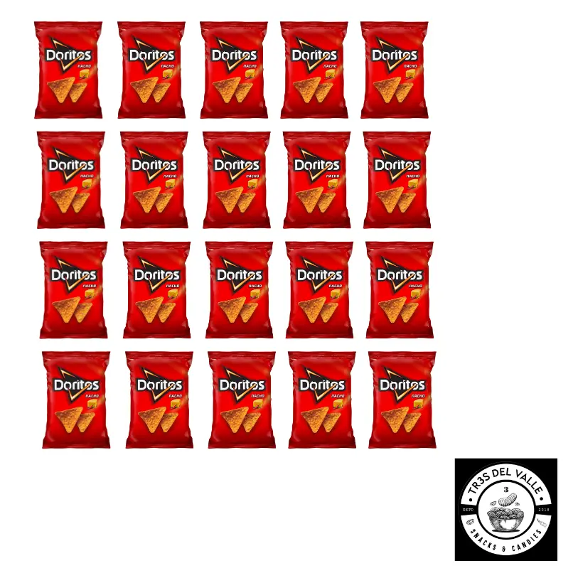 21 Pk- Doritos Nachos - Original Packaging, Ideal for Snacking Share size (Small Size)