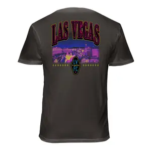 Las Vegas Lights FC 1863 FC Skyline Black Cotton T-Shirt