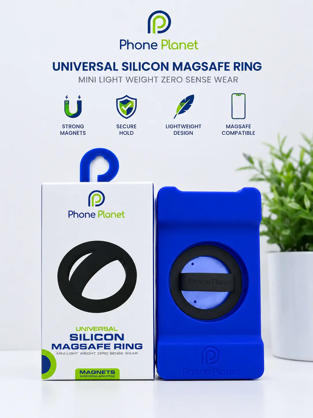 Phone Planet Universal Silicon MagSafe Ring