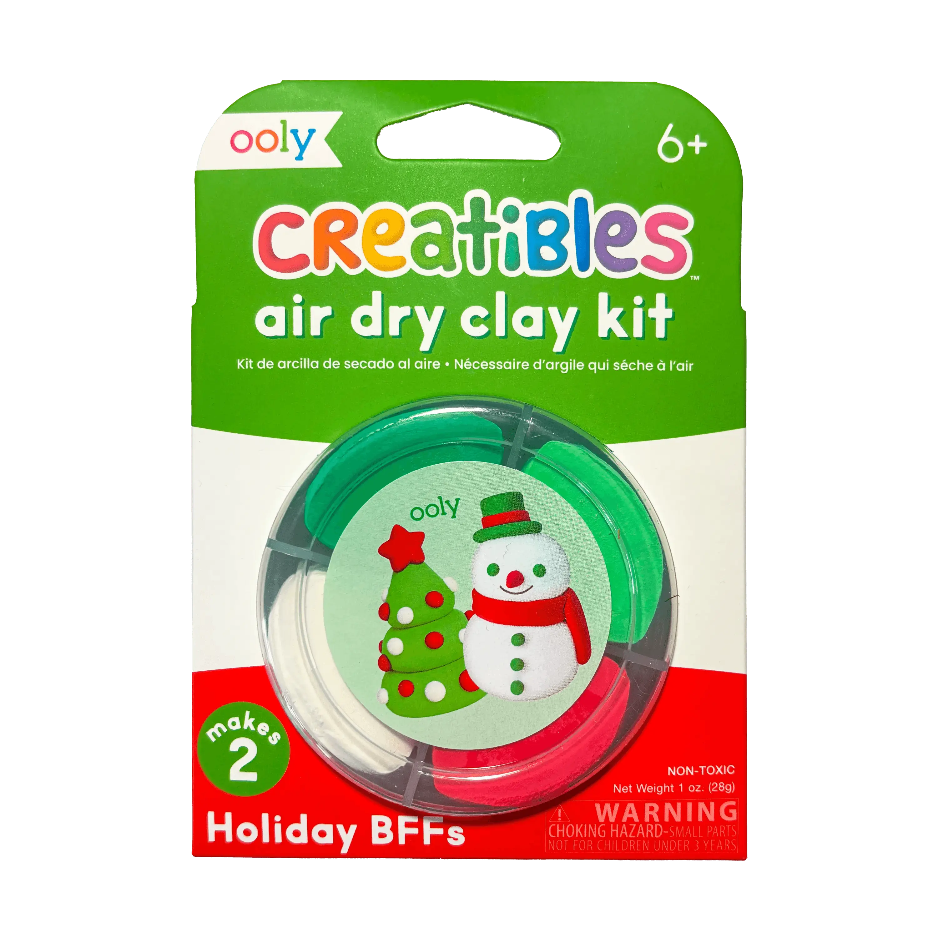 Creatibles Mini Air Dry Clay Kit - Holiday BFFs - 2 Designs