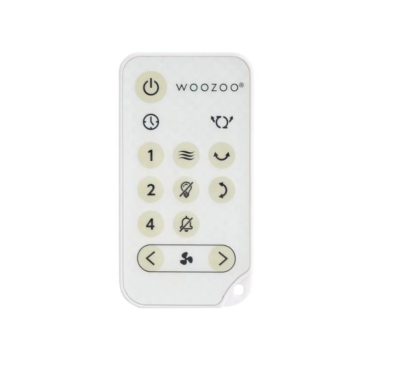 Woozoo 5-Speed Globe Fan with Energy Efficient Motor and Remote Control for Home and Office Use - Compact Size & Globe Design