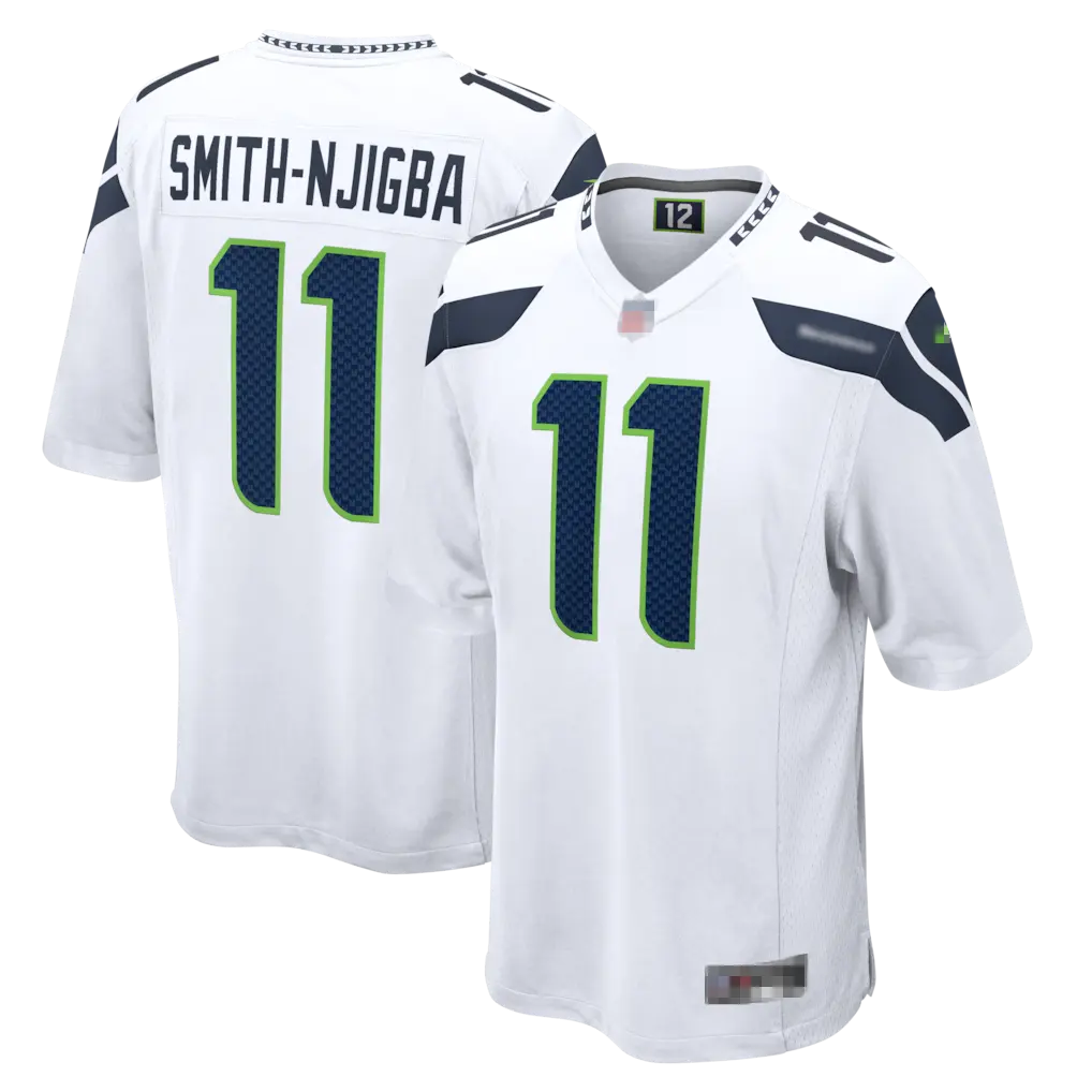 Unisex Football inspired by Smith-Njigba 11 Seattle Throwback Player Game Jersey - Royal !!!