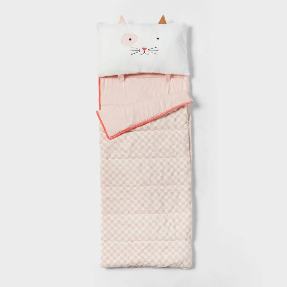 Cat Kids' Sleeping Bag - Pillowfort