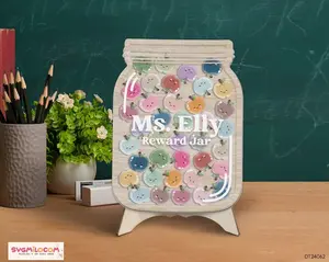 Personalized Reward Jar Classroom Decor, Custom Reward Jar With Tokens, Kids Reward Jar, Teacher Gifts, Jar Reward System, Back To School