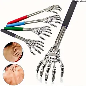 Portable Telescoping Back Scratcher - Stainless Steel Extendable Body Care Tool for Adults