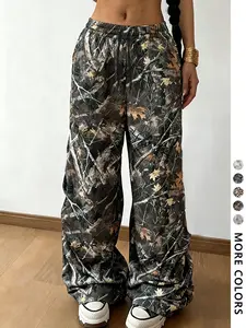 Viral Y2K Vibes!  Printed Pants—Soft, Baggy, & Trendy Camo/Leopard Prints. Perfect for Street Style & Cozy Days. Adjustable Drawstring Waist, Flowy Silhouette. Grab Yours Now! #TikTokFashion #OOTD #BaggyPants #TrendyTrousers