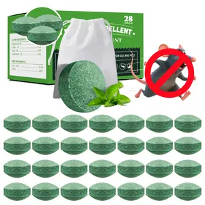 Repellent Pouches – Natural Deterrent with Peppermint Oil, 28 Pack, Effective for Kids and Pets, Non-Toxic, Odorless Pest Control