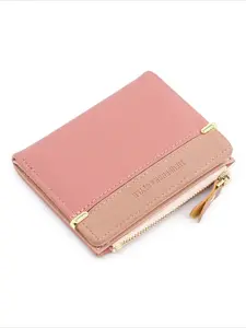Women's Wallet Short Pink Coin Purse Fashion Wallets for Woman Card Holder Small Ladies Wallet Female Hasp Mini Clutch for Girl Casual Wallet
