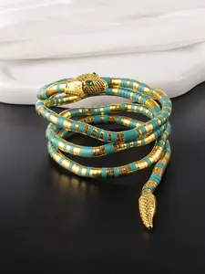 Unisex Adjustable Bendable Snake Necklace, Punk Style Neck Chain, Flexible Medusa Pendant, Thick Snake Chain, Halloween Jewelry