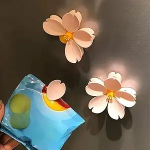 10-Petal Lotus Food Bag Clip Magnetic Sealed for Fridge Freezer Cabinet Bread Bag Coffee Pouch Tea Box Home Kitchen Tool Gift