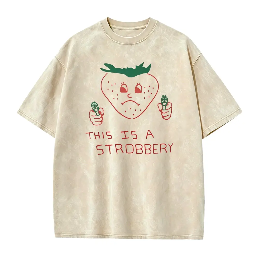 This is Strobbery Funny T-shirt, Retro Strawberry Shirt, Vintage Graphic Tee, Ironic Food Tees , Weird Shirts, Comfort Colors, Unisex Cotton