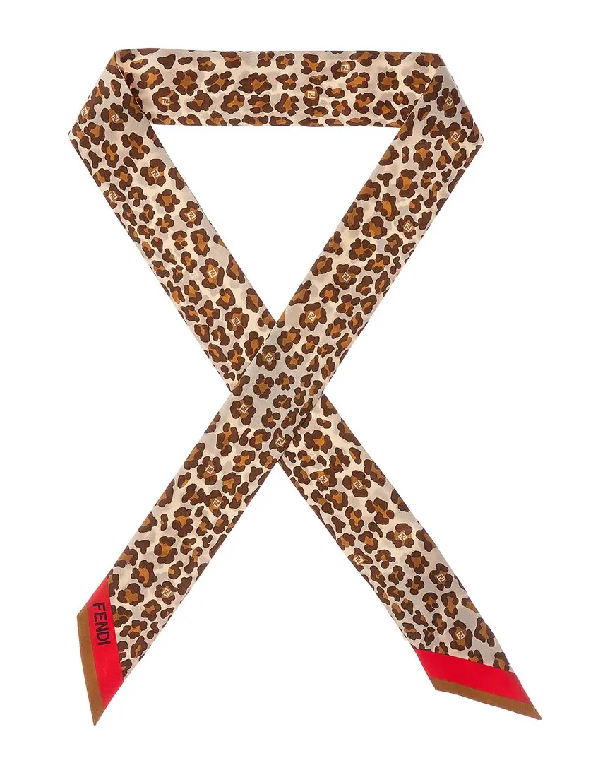 FENDI Wrappy Silk Scarf