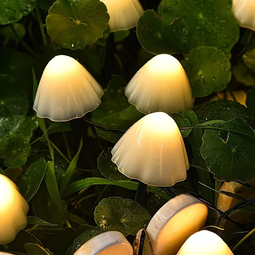Mini Mushroom Solar Light, Cute Mushroom Shape Solar Light, Waterproof Outdoor Garden Solar Light, Landscape Stake Light For Garden Patio, Lighting