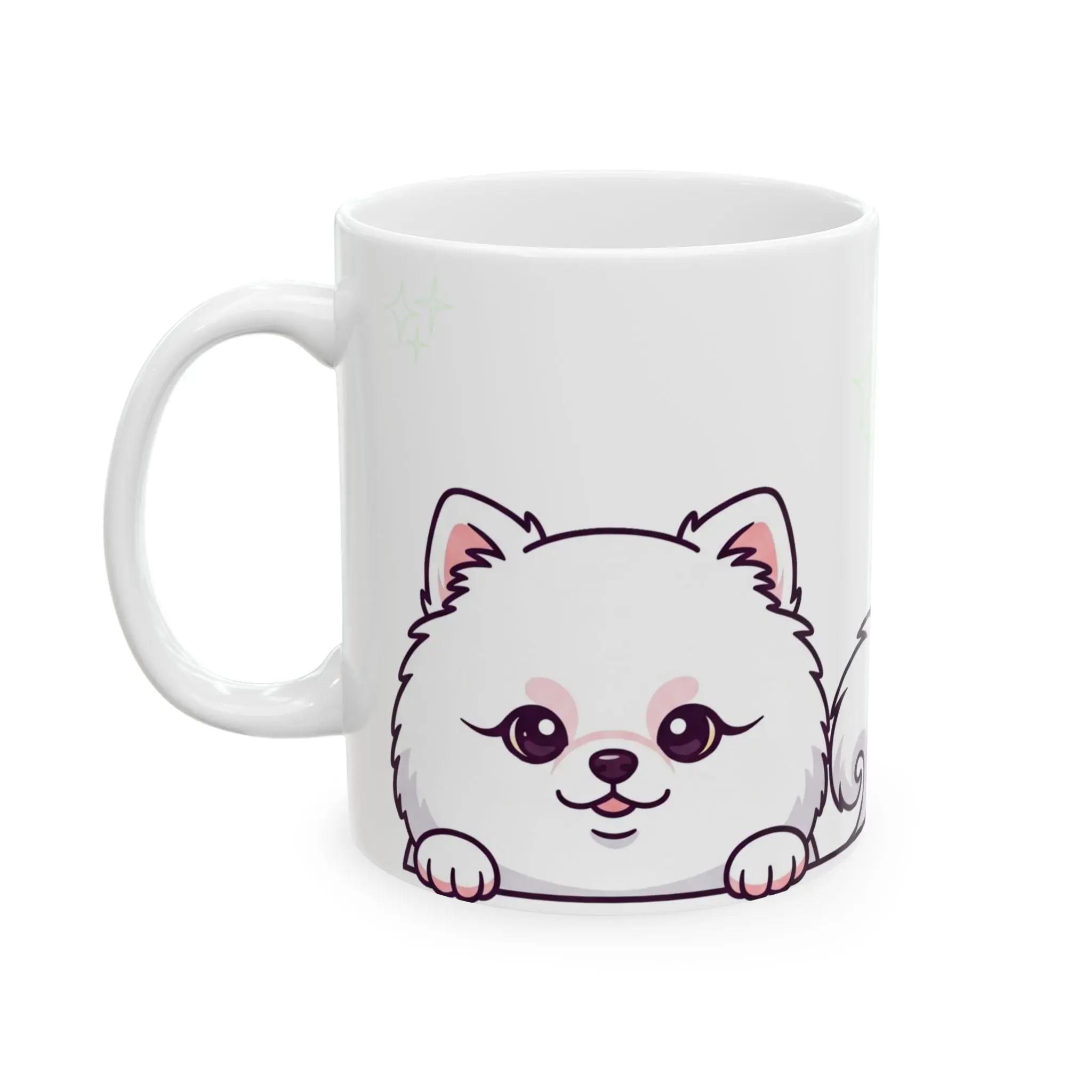Pomeranian Peek-a-Boo Mug | Best Pomeranian Mama Gift