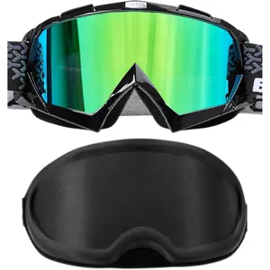 Dirt  Goggles with Case -  Motocross ATV Racing Safety Glasses,  Christmas Gifts for Men Youth